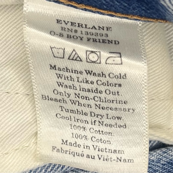 Everlane Boyfriend Light Wash Blue Jeans! - Picture 5 of 8